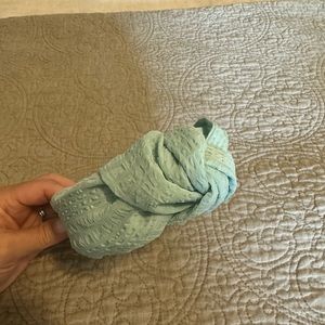 Anthropologie aqua headband, never worn